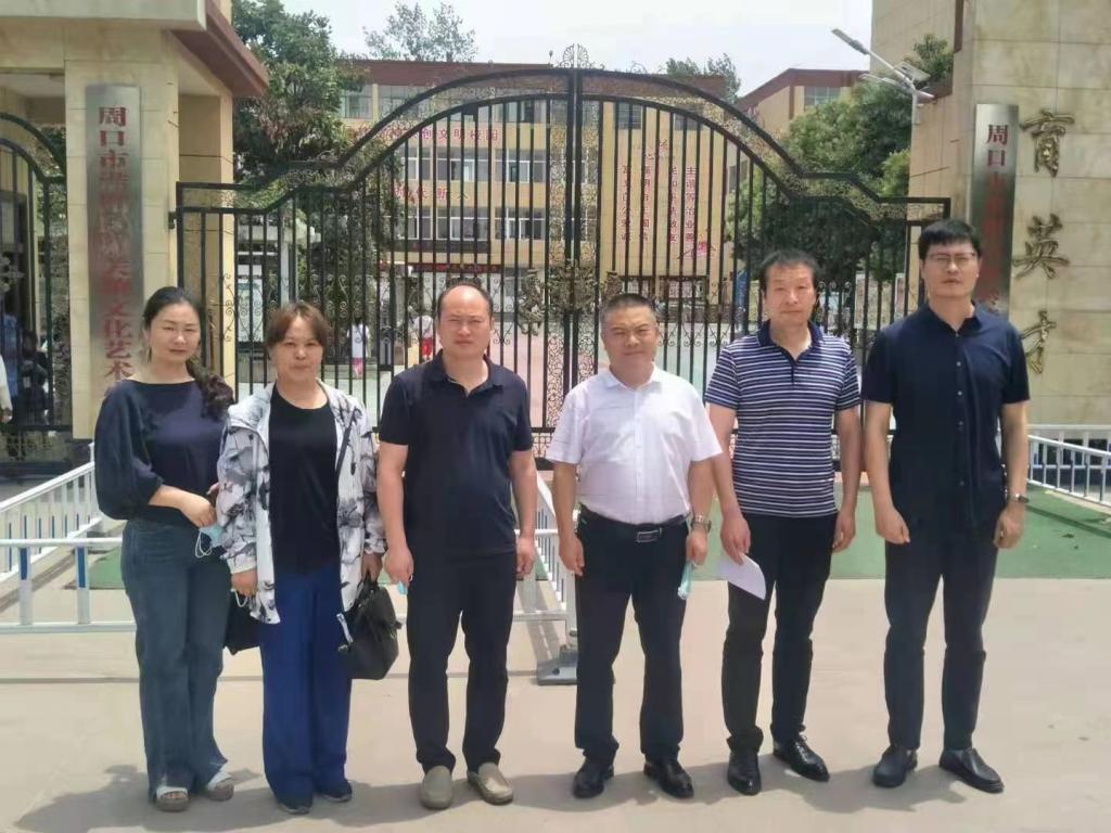 beat365在线唯一官网到淮阳区赵玲艺术学校开展社会人才需求调研暨访企拓岗工作